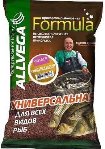 Прикормка ALLVEGA Formula Universal Feeder универсальная фидер 900г