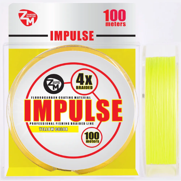 Леска плет. ZM Impuls 0.20 100м желтая