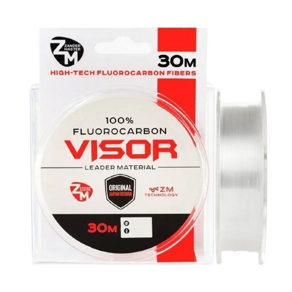 Леска ZanderMaster Vizor Fluorocarbon 0.165 30м
