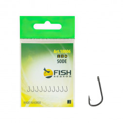 Крючок FISH SEASON Sode-ring №10 BN 8шт 10006-10F