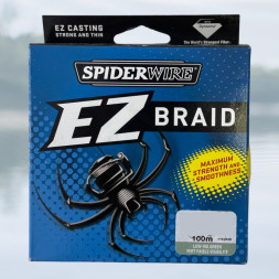 Леска плетеная SPIDERWIRE EZ Braid 0.12 100м зеленый 1201507