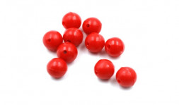 Бусина фидерная Namazu Soft Beads, PVC, круглая, d-5 мм, цв. фц. красный 20 шт./1000/
