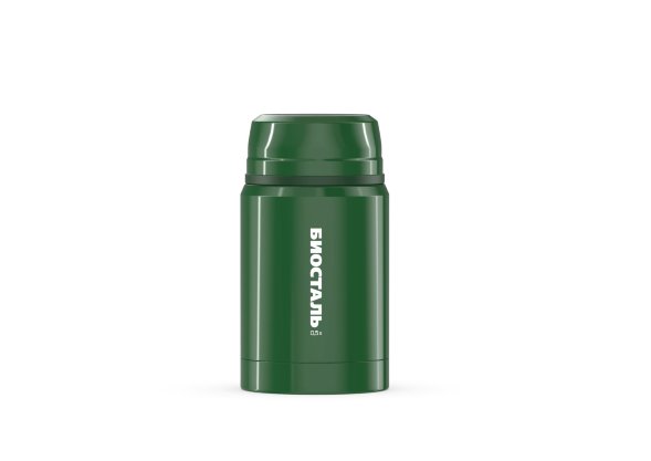 Термос BIOSTAL Охота NTS-500G ш/г суповой с ложкой