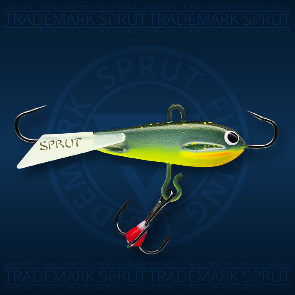 Балансир рыболовный для зимней рыбалки Sprut Toru №3 7г 40мм LBK