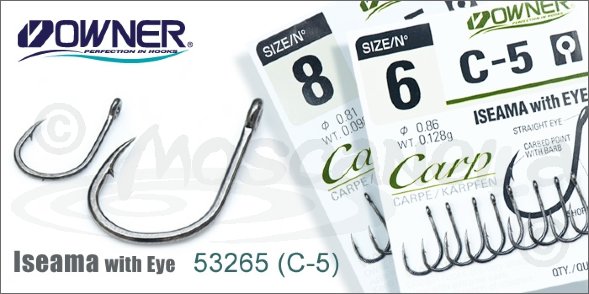 Крючок OWNER 53265-10 14шт Carp C-5