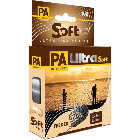 Леска Aqua PA Ultra Soft Feeder 0.40 100м
