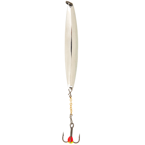 Блесна зимняя Lucky John Nail Blade верт. цепочка, тройник 55мм LJNB55-S