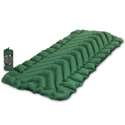 KLYMIT Надувной коврик Static V Junior Green, зеленый