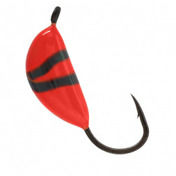 Мормышка вольфрамовая Lumicom Банан с ушком Ф3 обмазка винт RBL, цена за 1 шт.