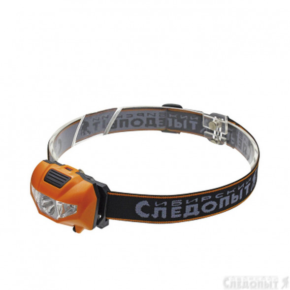 Фонарь налобный Сибирский Следопыт-Кварк, 1 COB + 2 LED, 3хААА