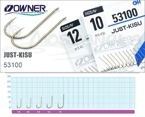 Крючок OWNER Just-Kisu 53100-10 15шт
