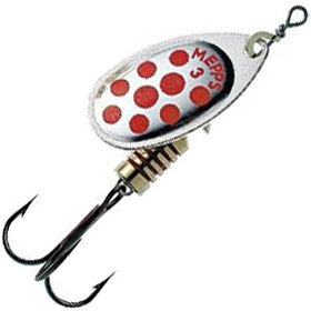 Блесна MEPPS Aglia Decoree PTS №2 Silver/Red 4.5г 36397