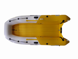 Надувная лодка Boatsman 340AS НДНД Sport графитово-желтый