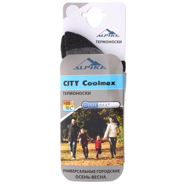 Носки термо ALPIKA City Coolmax р.40-42