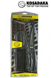 Набор KOSADAKA GKS1 метал.перчатка, нож, точилка