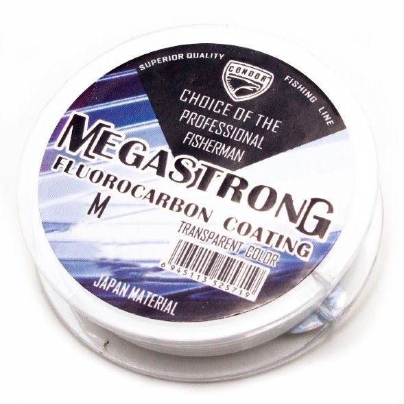 Леска Condor Megastrong Fluocarbon Coating d-0,50 мм, L-100 м,  разрывная нагрузка 19,50 кг 10 шт