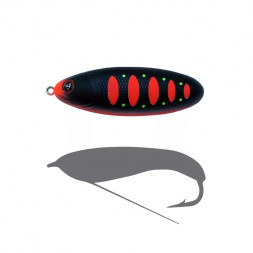 Воблер SPRUT Bloody Woody Weedless Spoon 70S 15г/MBKHTR