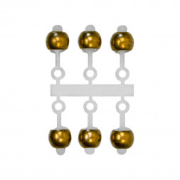 Подвес д/мормышки ЛЕВША Шар латунь золото 3.3мм 20шт