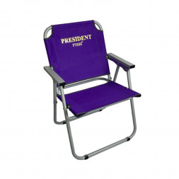 Кресло-шезлонг President Fish пляжное фиолетовое арт.6408 017