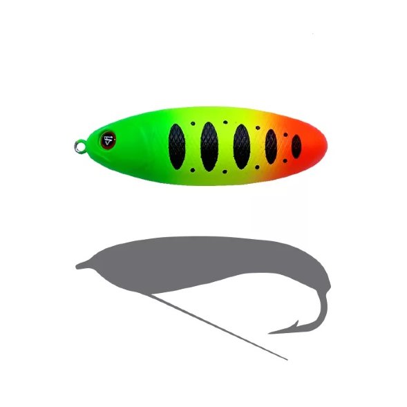 Воблер SPRUT Bloody Woody Weedless Spoon 70S 15г/PPJ1