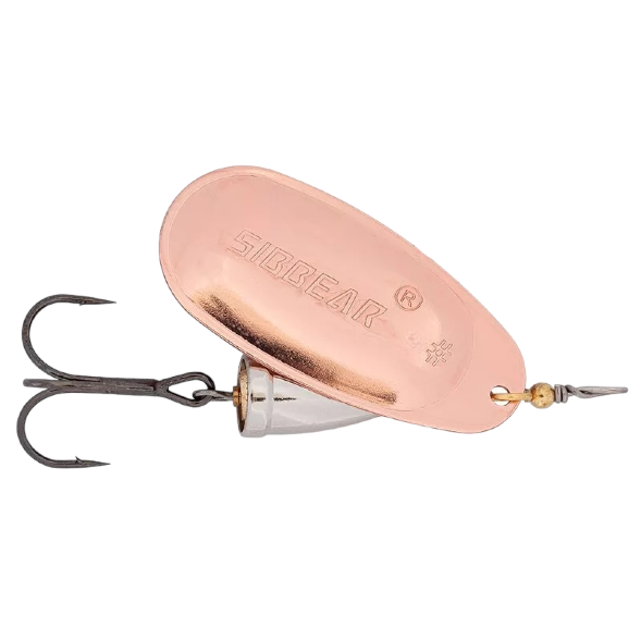 Блесна SIBBEAR вращающаяся Commeto №1 L  40 мм, W  4.0 гр, C  Copper