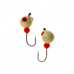 Мормышка вольфрамовая Lumicom Дробинка с ушком Ф5.5 обмазка малек MP