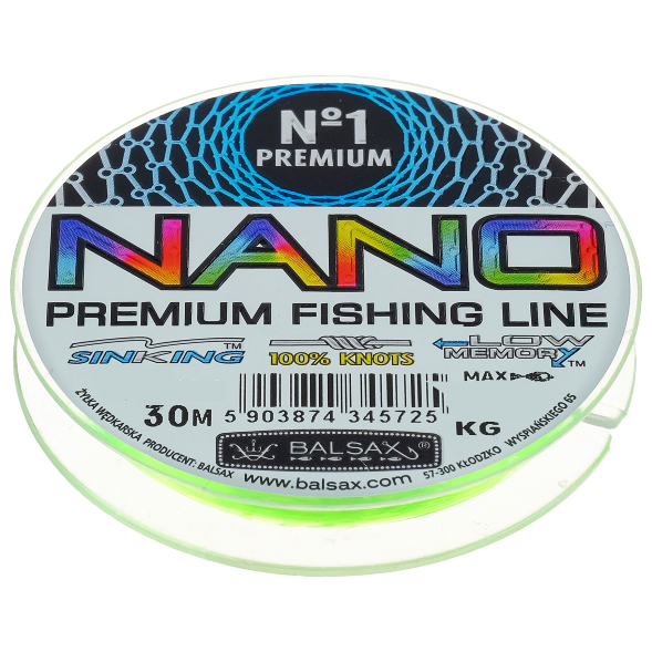 Леска BALSAX Nano Mix tube 0.16 30м цена за 1 шт.