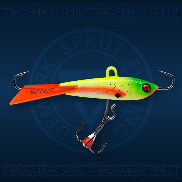 Балансир рыболовный для зимней рыбалки Sprut Kanori Dual №6 13г 60мм WGRH