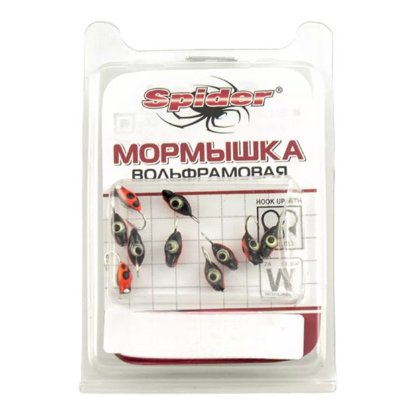 Мормышка вольфрамовая Spider 4525 Нимфа с ушком краш. 2,5 мм 0,22 гр. 14 с глазком