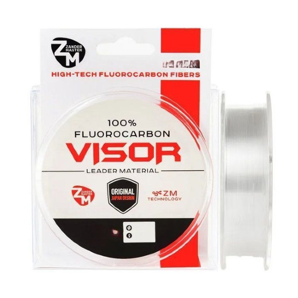 Леска ZanderMaster флюорокарбоновая 100% VISOR 50m, 0.370мм х 9.92кг