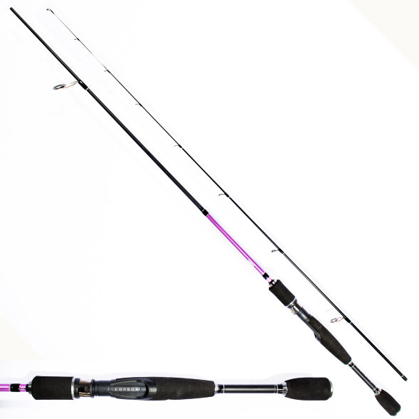 Спиннинг Condor Black Point длина 2,48 м, тест 15-50 гр, carbon IM-8, штекер