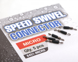 Вертлюг FLAGMAN быстросъемный Speed Swivel Connector Micro 5шт 6451-MICRO