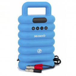 Насос электрический двухступенчатый HT-800 Seanovo для лодок ПВХ, сабов, матрасов, палаток 0,34-1,38 атм крокодил