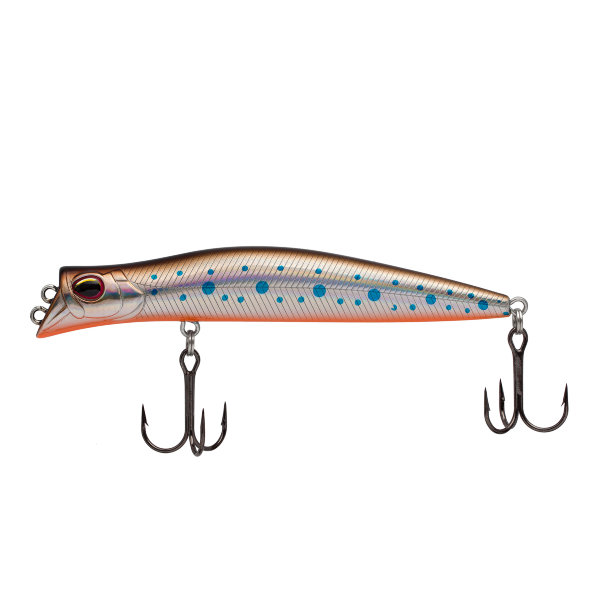 Воблер KYODA POCKY MINNOW-130F 130 мм 17,5 гр цвет P1042 заглубление 0,1 - 0,2 м