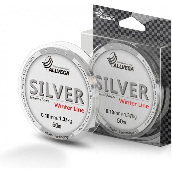 Леска Allvega Silver 0.25 50м